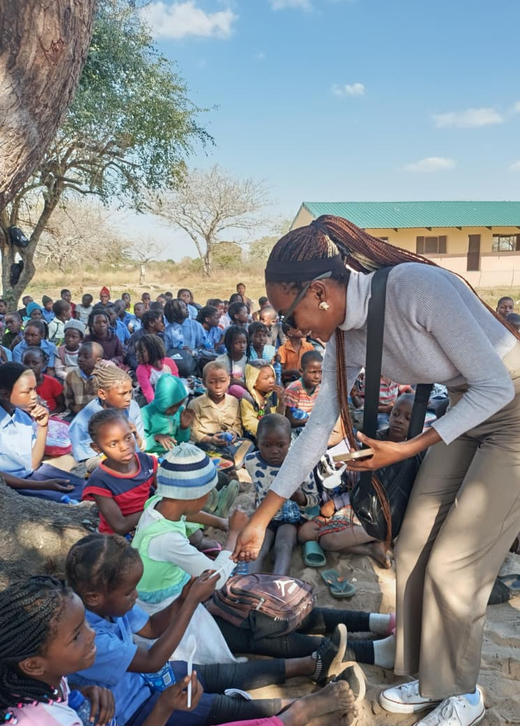 Image of Jethro International an the First Collective Action of Civil Diplomats in Mozambique Maluana Maguenhe Primary School