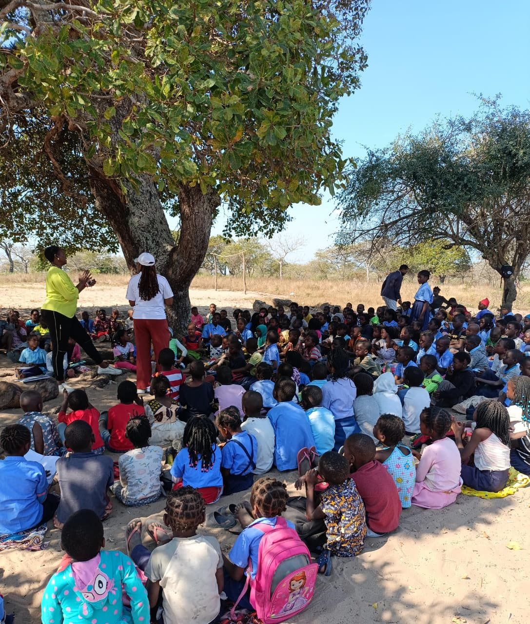 Image of Jethro International an the First Collective Action of Civil Diplomats in Mozambique Maluana Maguenhe Primary School
