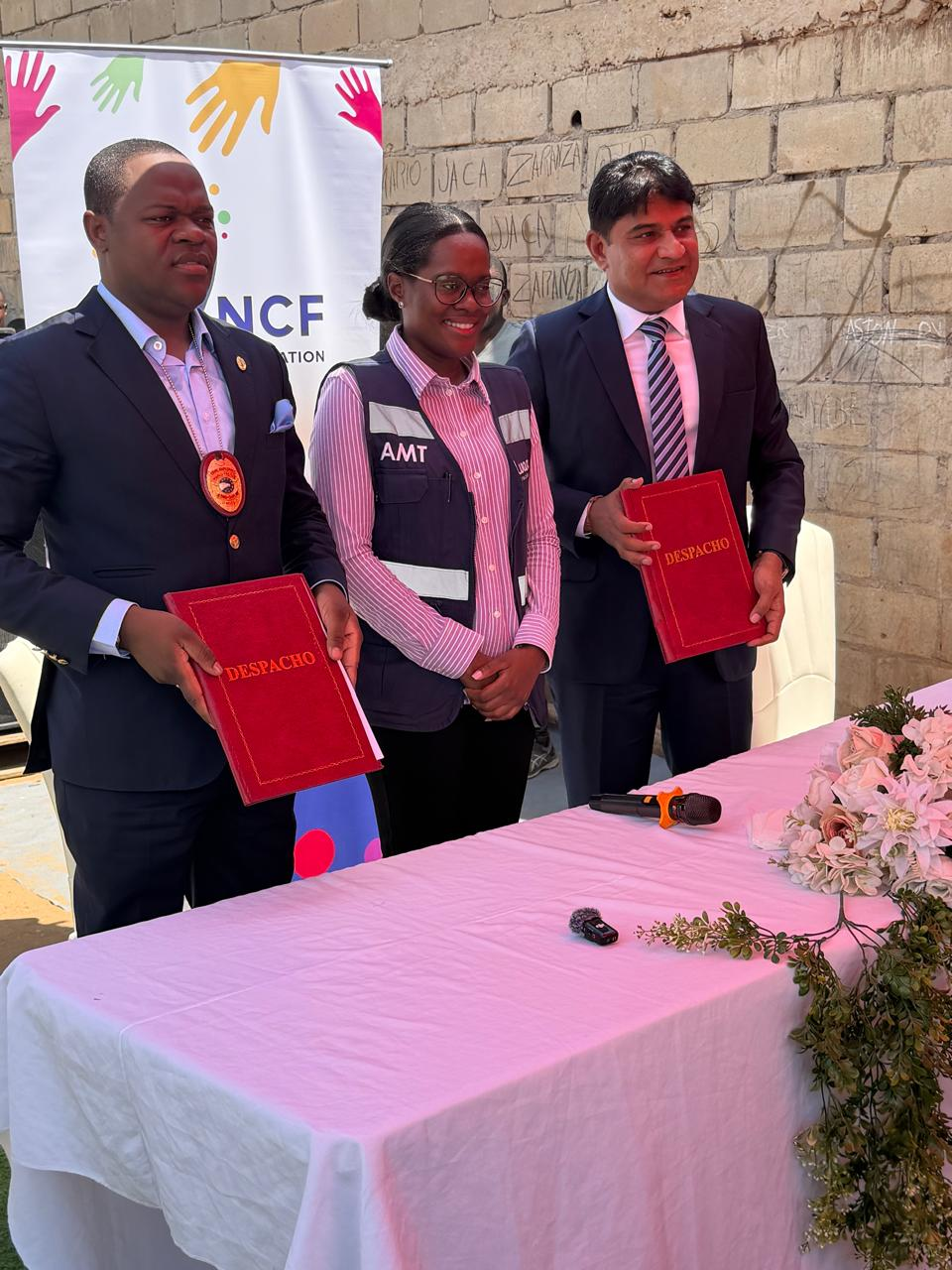 Image of Civil Diplomat Mário Jorge, AMENA Diáspora, and Noble Care Foundation partner Talatona