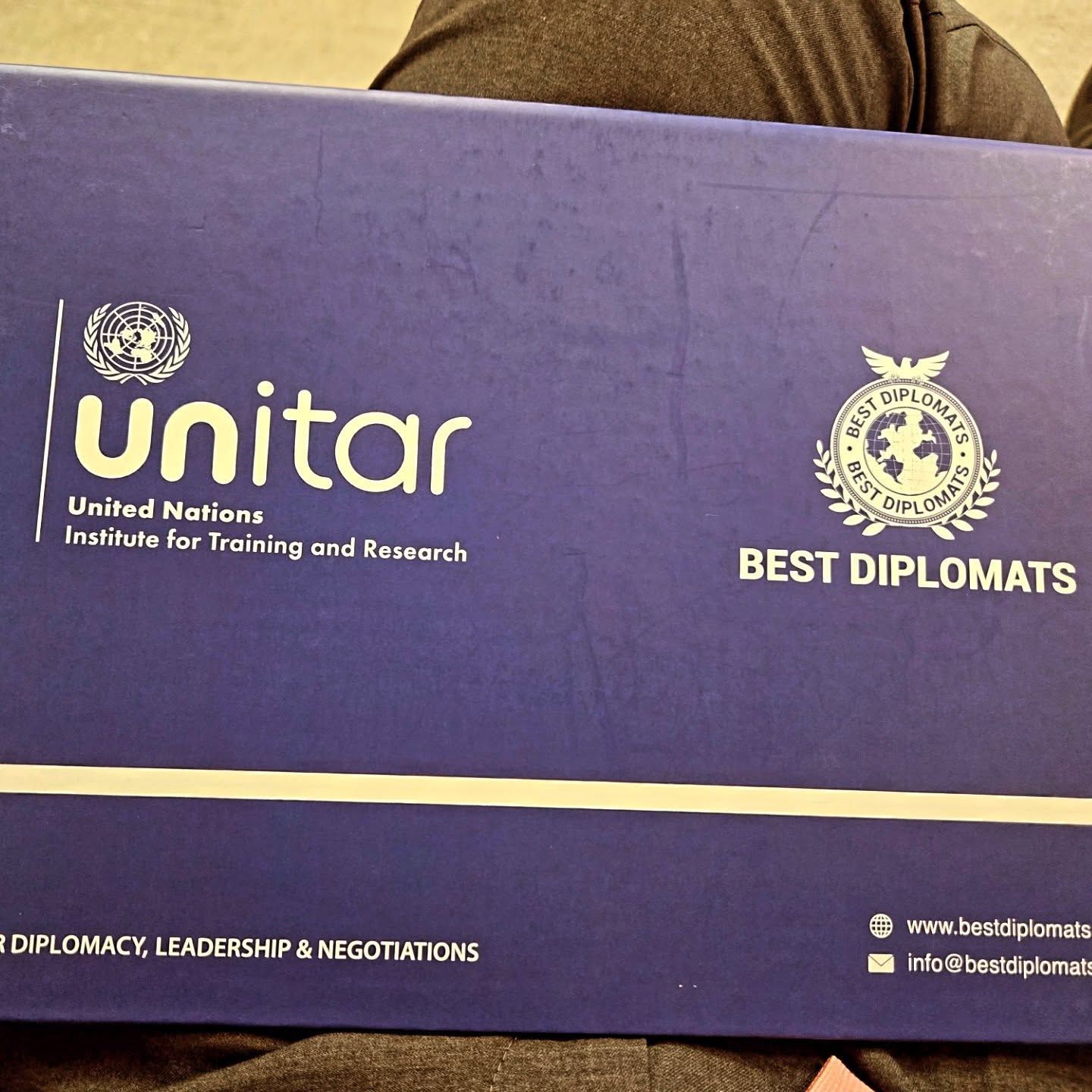Civil Diplomat Cristiano Chizeca Best Diplomats UN UNITAR