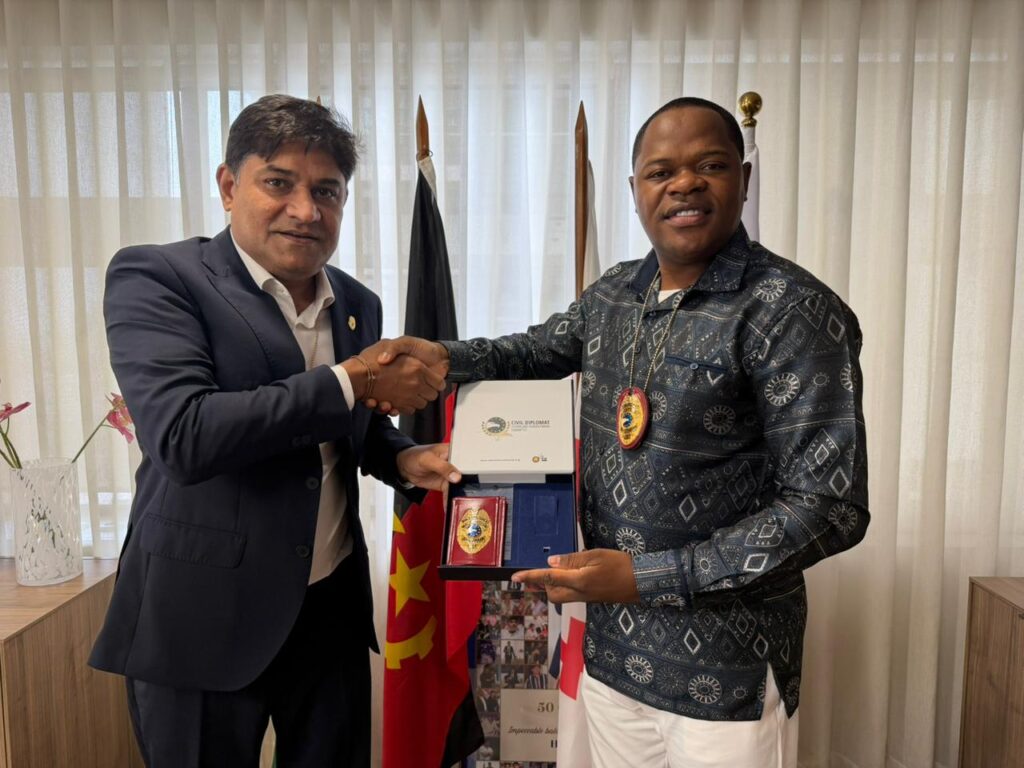 Nazim Charnia agora é Diplomata Civil Humanitário da Jethro International
