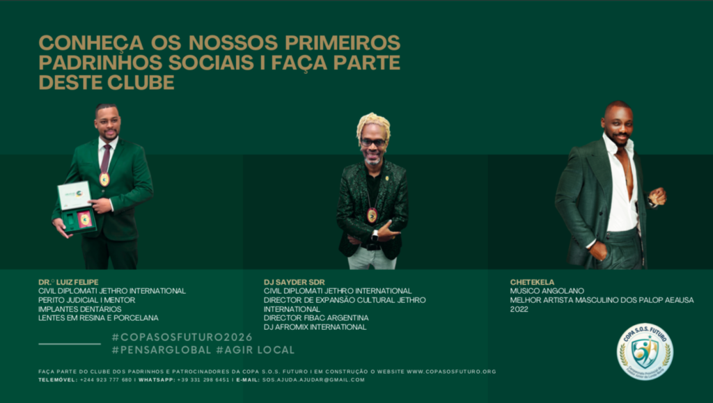 Copa S.O.S. Futuro 2026 Diplomata Civil Cristiano Chizeca