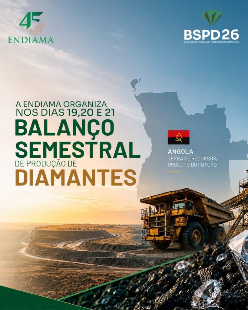 Balanço Semestral de Produção de Diamantes Angola BSPD 2026.