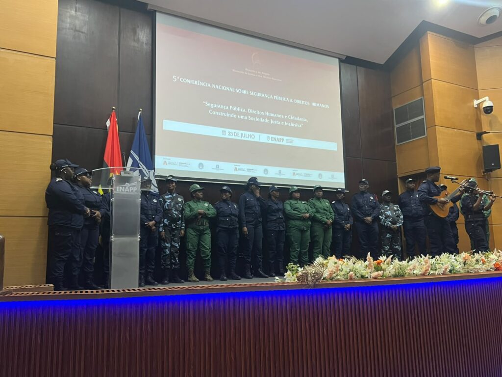 V Conferência Nacional sobre Segurança Pública e Diretos Humanos Luanda.