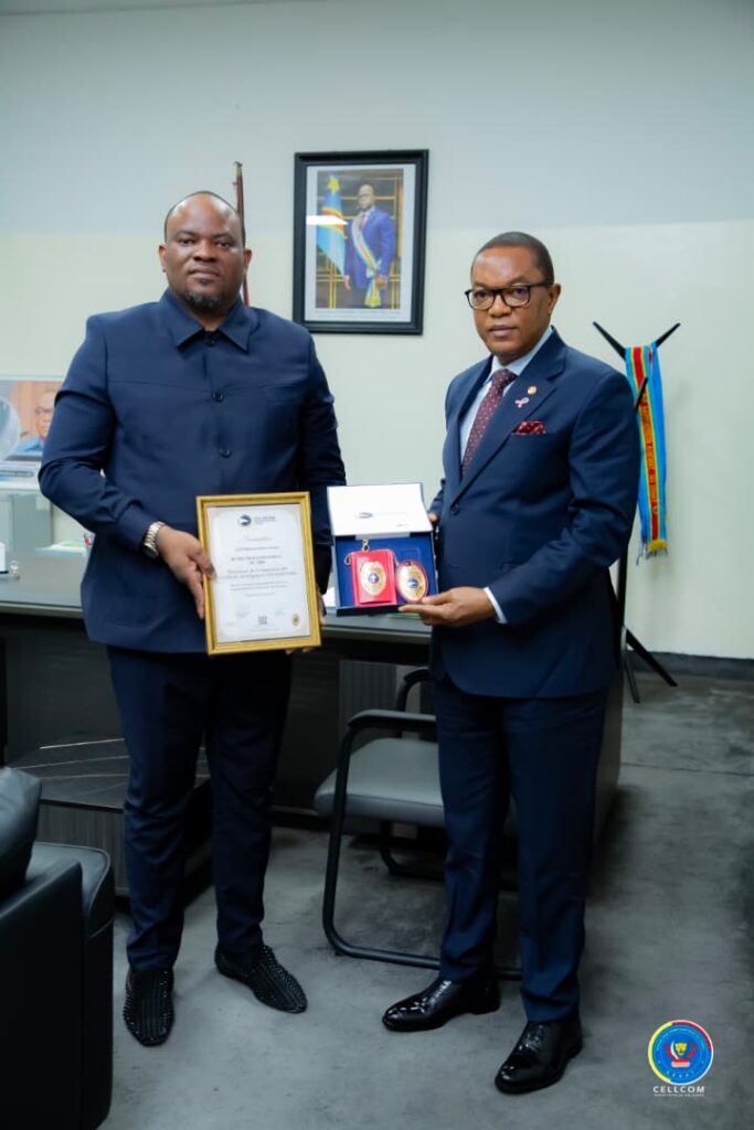 Bethy Pitilo Mwanzita Meets Senator Jean-Claude Baende in RDC Africa.
