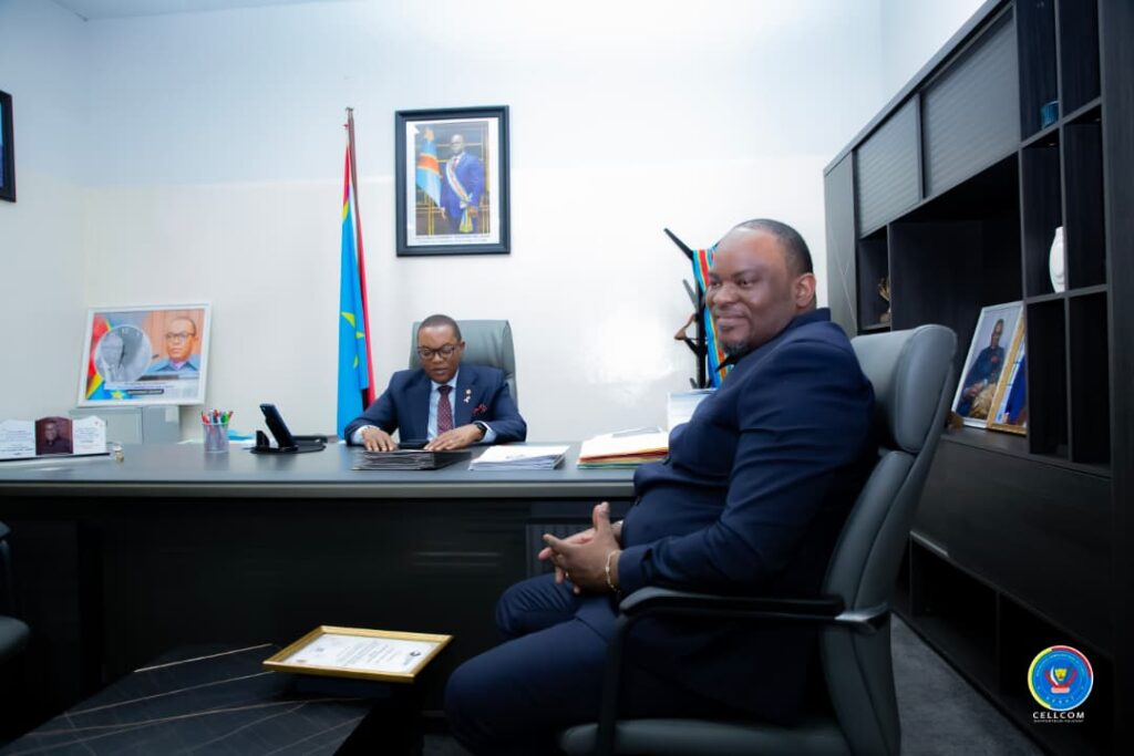 Bethy Pitilo Mwanzita Meets Senator Jean-Claude Baende in RDC Africa.